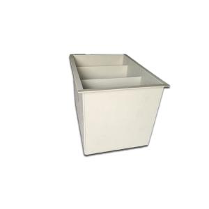 White Customized Welded Paint Collection Tank With Partition For Aquaponics