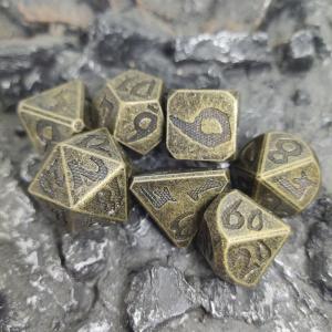 Dice Colored Polyhedral Sets Manual Grinding Practical Multipurpose Resistant Sharp Edged