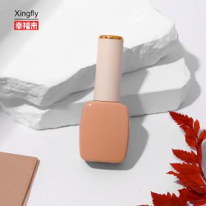 Empty Fancy Nail Polish Bottles Gel Nail Polish Jars Glass Bottle Cap With Brush