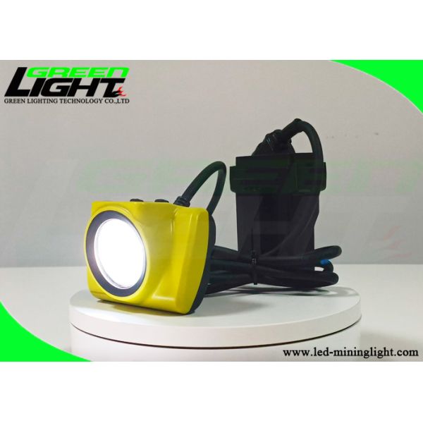 Safety Miner Cap Lamp 13.6Ah Panasonic Rechargeable Battery 4.07W 1100mA 530LUM
