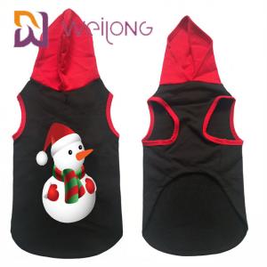 China Cute Christmas Fashion Style Pet Hoodie CVC Dog Cat Winter Clothes on sale