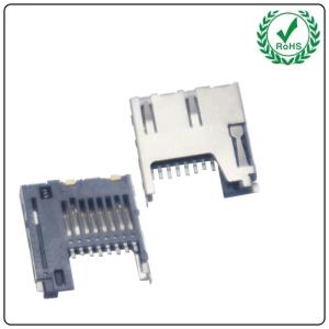 Cheap 1.85H 8 Pin Micro SD Memory Card Holder Push Push Internal Welding Type Socket for sale