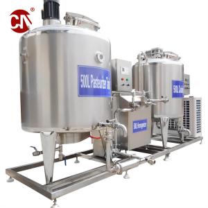 Small Yogurt Process Line with Multipurpose Milk Pasteurizer and Cooling 700 L