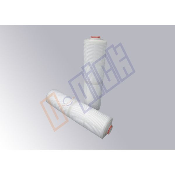 Quality High Efficiency 20 Inch Membrane Pleated Filter Cartridge In Beer Filtration wholesale
