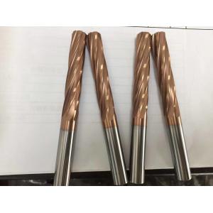 Solid Carbide Spiral Flute Reamer For Metal Work Straight Shank Custom Made