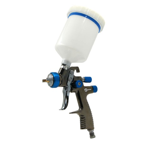 Quality L.V.M.P. Air Gravity Spray Gun Feed New 1 Kit Auto Pressure Tools 600ml Plastic Cup wholesale