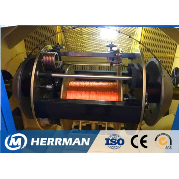 Aerospace Normal Copper Wire Twisting Machine , Single 0.08 - 0.45mm Wire Making