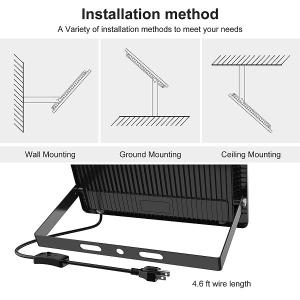 Remote Control Waterproof LED Flood Light 400W 40000lm 5000K With Plug