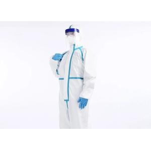 Zipper Front Fda Pp Woven Coverall With Hood