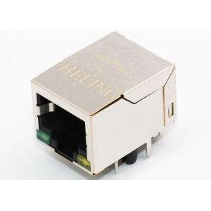 THT Soldering Right Angle RJ45 8 Pin Connector Tab Down For PC Mainboard