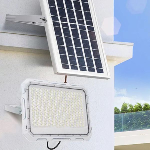 Quality 100w Waterproof Polysilicon Solar Powered Security Light With Remote Control wholesale