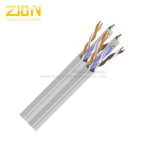 PVC CMP Jacket U / UTP Dual CAT6 BC CAT6 Network Cable For Telecommunication