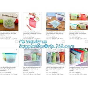 Reusable Leakproof Zipper Preservation Airtight sandwich k Cooking Fresh Zip