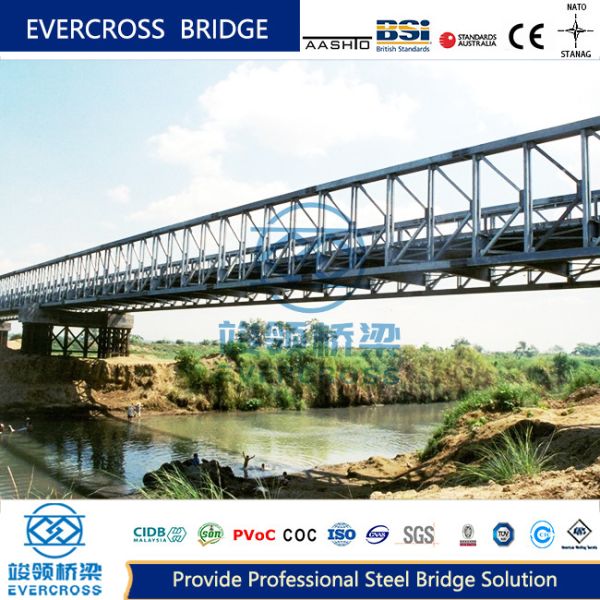 Quality Heavy Duty Prefabricated Steel Truss Bridge Simple Structure wholesale