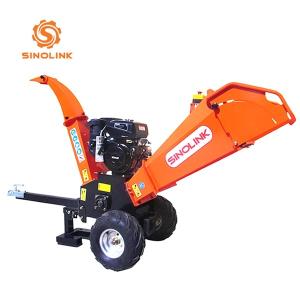 15hp Petrol Wood Chipper Machine 5 inch Tree Branch Shredder Machine