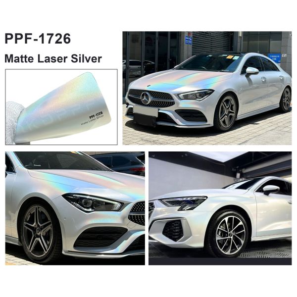 Matte Laser Sliver Self-Healing Color Paint Protection Film Anti Corrosion Color