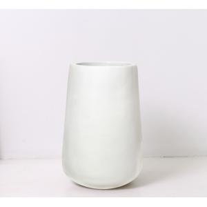 China Black White Minimalist Style Artificial Flower Pot Outdoor Decoration on sale