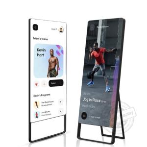 Original Full HD 75 Inch Magic Mirror Lcd Display Kiosk Interactive With Virtual