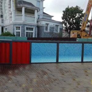 Outdoor Steel Structure Frame 20FT 40FT Prefabricated Container Swimming Pool