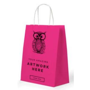 Embossed Printing Paper Bag 250gsm Printed Paper Carrier Bags