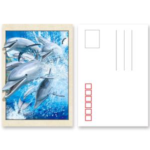 China 11x16cm Paris Eiffel Tower Day - Night 3D Lenticular Postcard With CMYK Printing on sale