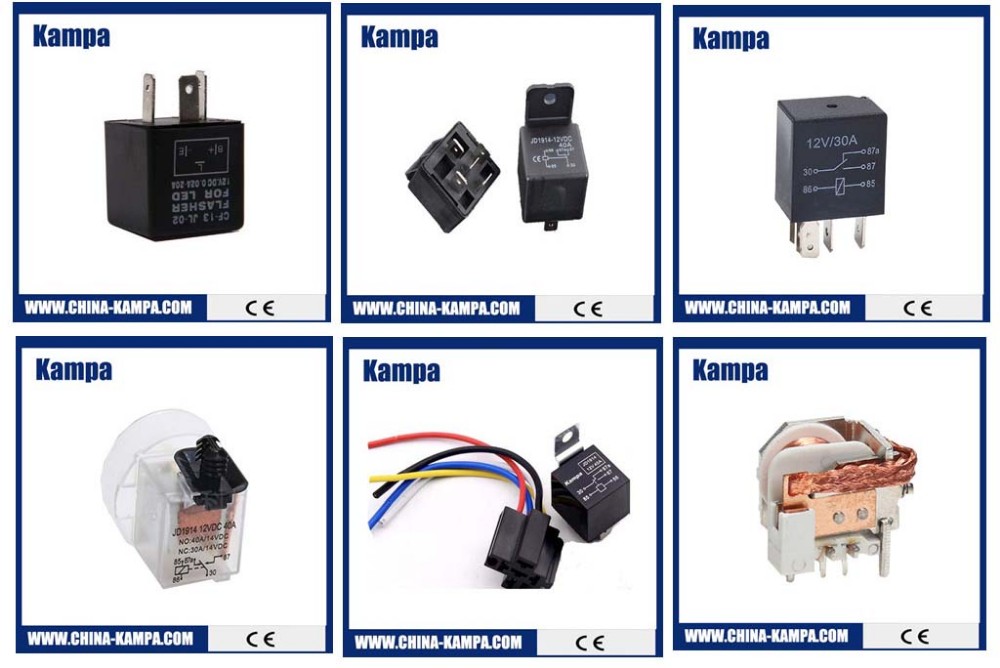 New 80A 12V 5pins universal Car Relay 12V transparent auto relay