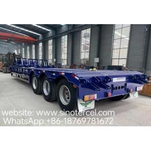 China Low Bed Semi Trailer With Mechanical Suspension on sale