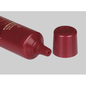 Empty Custom Cosmetic Tubes D35mm 35-110ml Plastic Cream Squeeze With Nozzle