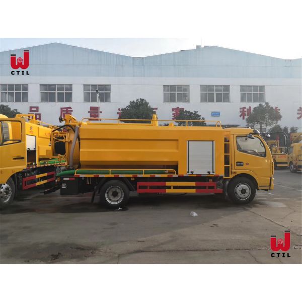 Multifunctional Cleaning 11t Sewer Suction Truck Sewage 4x2