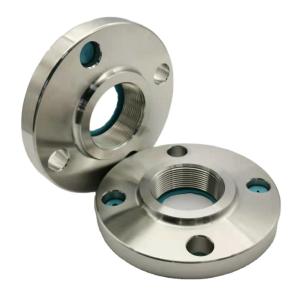 Astm Standard 304 316l Forged Threaded Flange Dn20 Dn50 Full Size