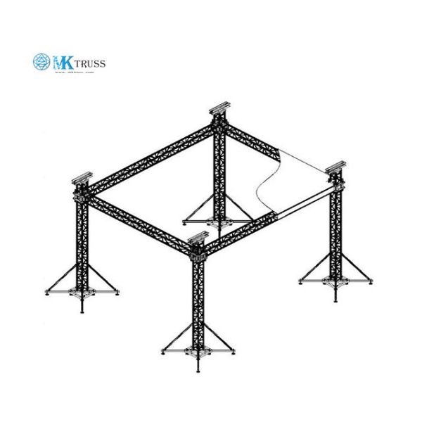 Quality Customized Black Truss Tent and Aluminum Lighting Truss Structural System for Event wholesale