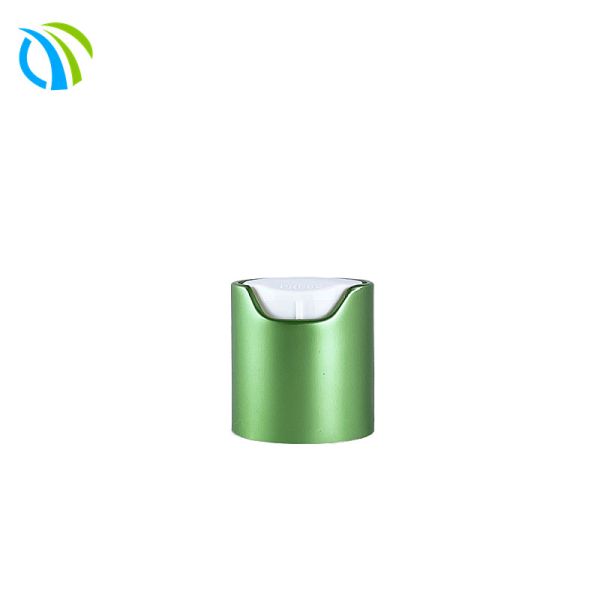 Quality Twist Off Green 20mm Disc Top Caps Stainless Spring 28/400 Ribbed wholesale