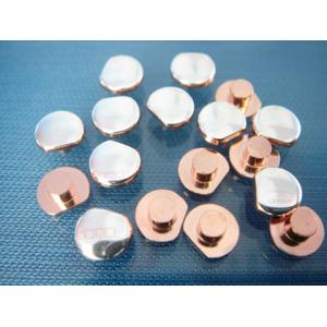 AgNi / Cu Bimetal Contact Rivets Flate Head Electrical Parts For Relays ISO9001