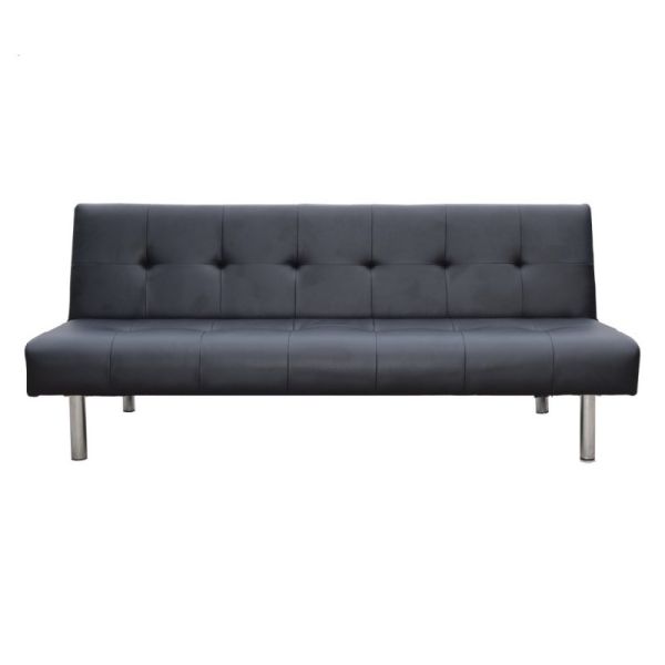 Quality Convertible Armless, Loveseat Couch,Sleeper Bed,Modern PU Futon Sofa Sofabed wholesale