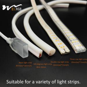 Voltage NEON Double-Row Circular Monochromatic Light Strip with 2- and Dimmer