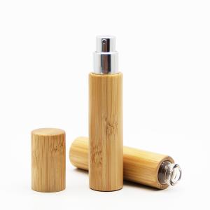 New Style 15ml Round Perfume Atomizer Bamboo Cosmetic Bottle Bamboo Spray Bottle