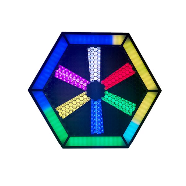 LED Matrix Stage Effect Light With 93 Ra Color Rendering Index And Rotating Fan