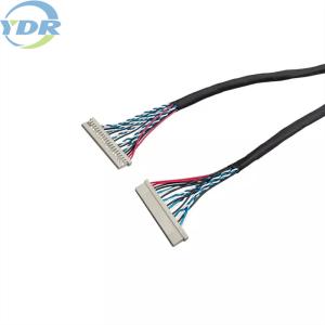 LCD Panel Screen TV Display LVDS Cable Assembly Custom Wire Harness 130mm