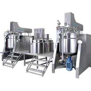 50L-2000L Cosmetic Emulsifier Mixer With Vacuum System Heating