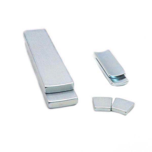 Quality Customization NdFeB Neodymium Arc Magnets With Zinc Coating Multipurpose wholesale