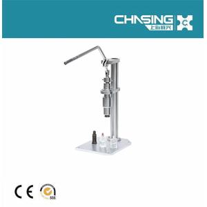 Stainless Steel Manual Perfume Bottle Crimping Machine 20BPM