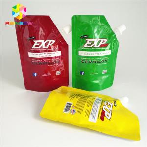 China 110mic Flat Bottom Plastic Pouches 1.5C Gravnre Printing Laminating Plastic Pouch on sale