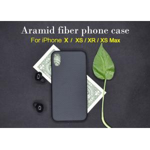 Scratch Resistant Plain Style Real Aramid Fiber Phone Case For iPhone X
