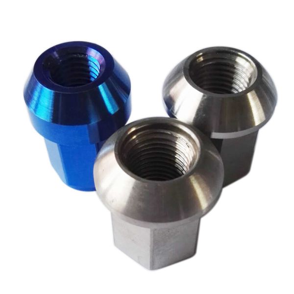 Quality PVD Coating Lug Nuts M12x1.25 M12x1.5 M14x1.5 M14x1.25 Close End Titanium GR5 wholesale