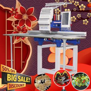 HOLiAUMA 360*1200mm big area embroidery machine single head tajima barudan type