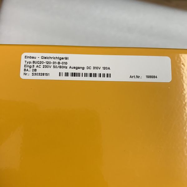 Quality BAUMULLER BUG20-120-31-B-010 SERVO POWER SUPPLY BASIC FEED UNIT NEW wholesale