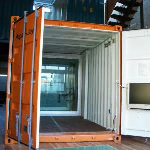 Cheap Weld Steel Flat Pack Container Fast Built Thermal Insulation Wind Proofing for sale