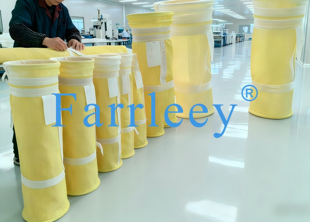 Cheap High-Temperature PTFE Polyimide Blend Dust Collection Filter Bags for Abrasion Resistant and Thermal Resilience in Metal Processing for sale