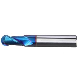 Tungsten Steel Milling Cutter Blue Nano-Coating CNC Cutting Tool Carbide Cutter