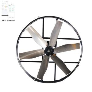 China Energy Saving and High Airflow Industrial Ceiling Fan with Max Airflow of 40700m3/h on sale